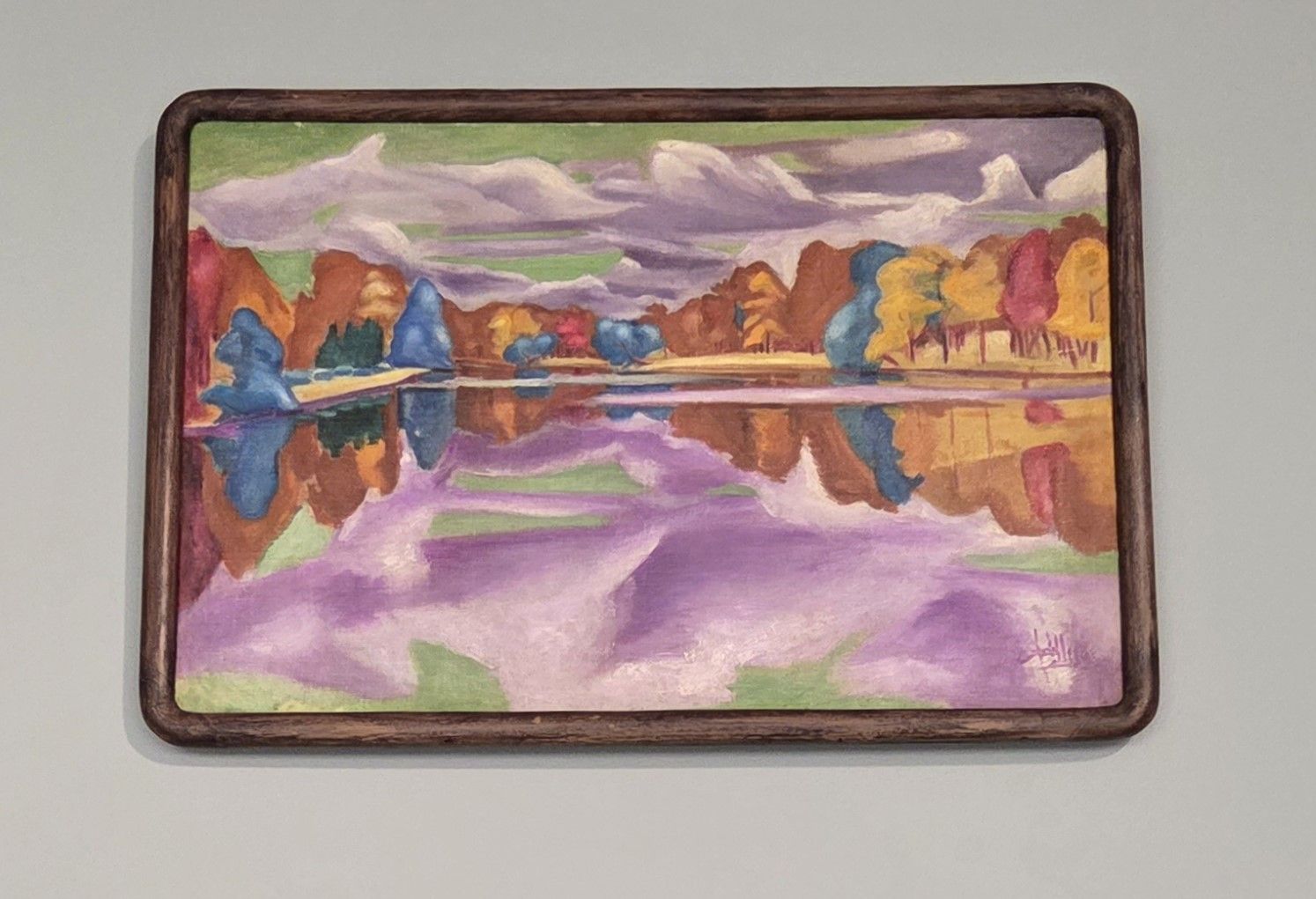 Фавста Шихманова. В Царском селе. Осенью. около 1917 холст, масло
