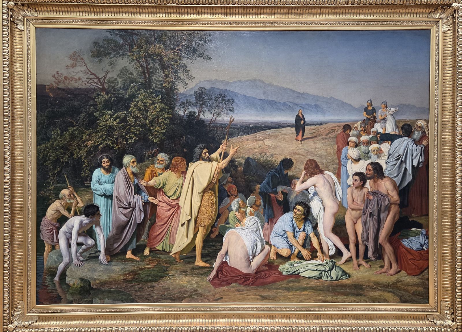 Александр Иванов. Явление Христа народу. Малый вариант картины. 1836 - не позднее 1855 холст, масло