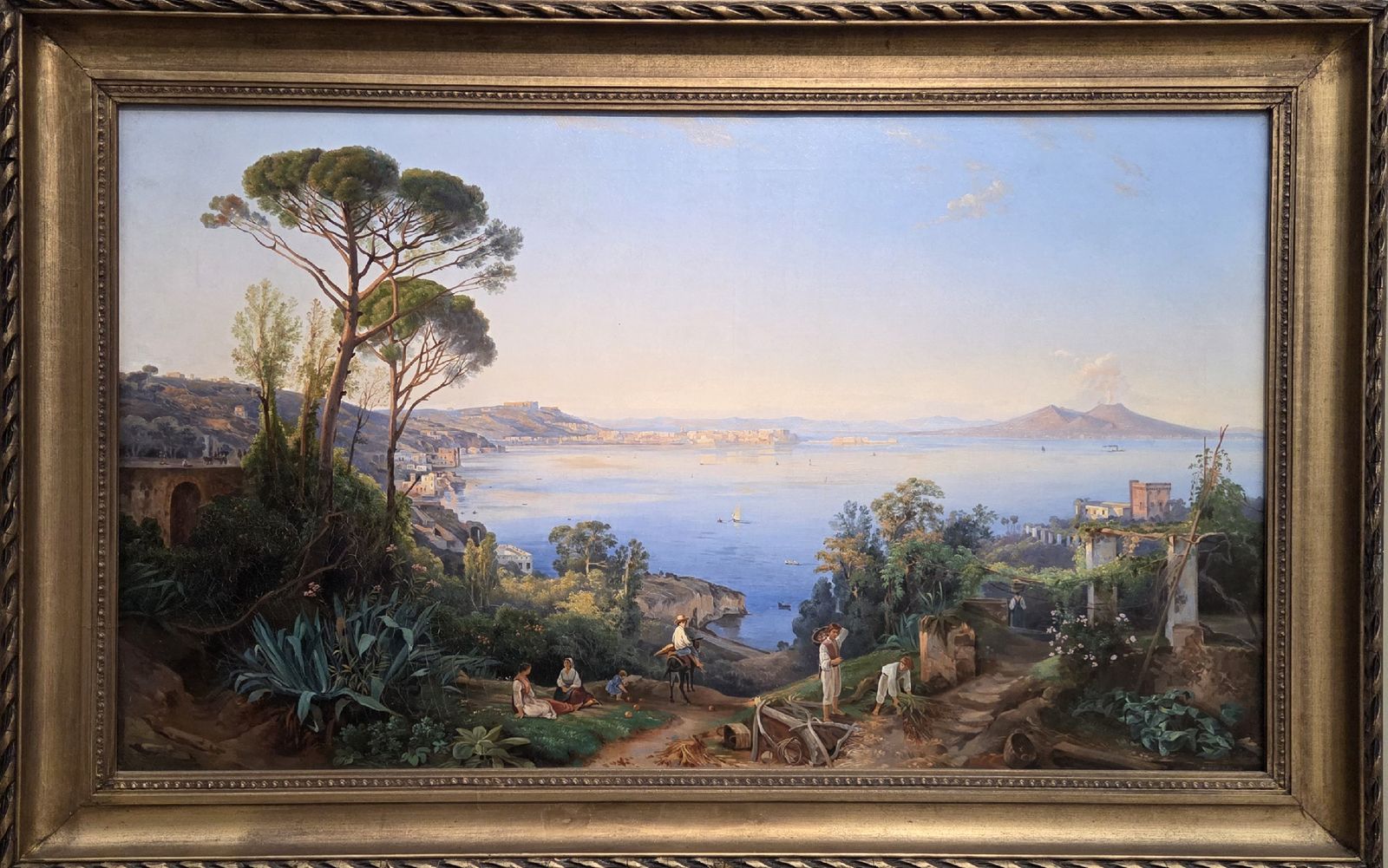 Егор Солнцев. Неаполитанский залив. Вторая половина 1840-х , холст, масло