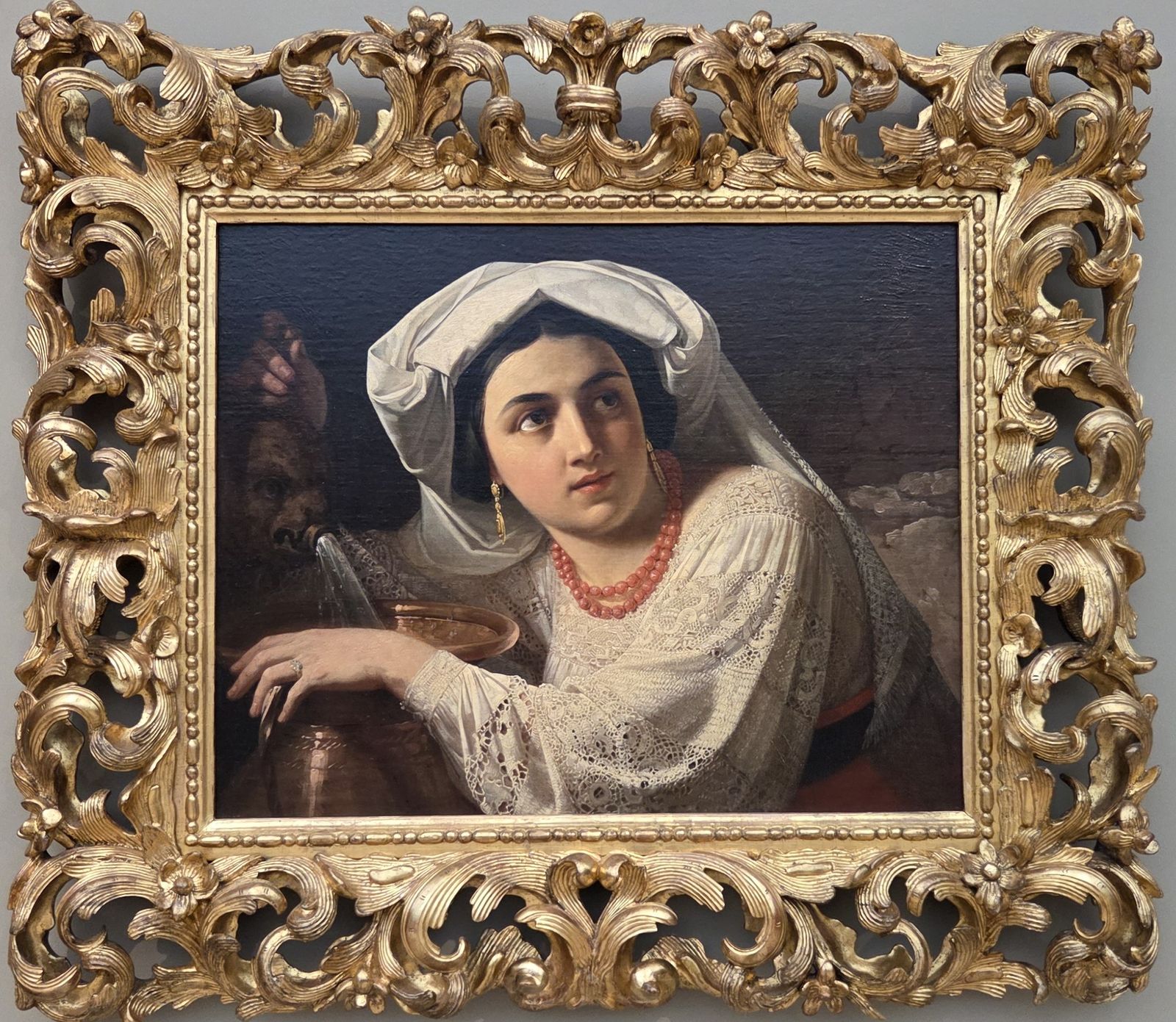 Орест Тимашевский. Итальянка. Между 1854 и 1858 холст, масло